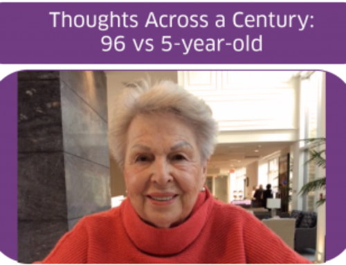 Thoughts Across a Century: 96 vs. 5 year old